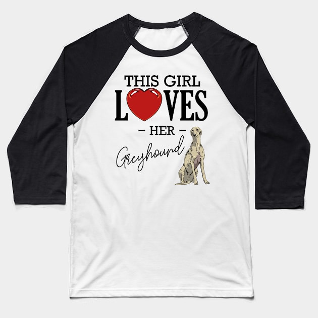 Greyhound Baseball T-Shirt by Lumio Gifts